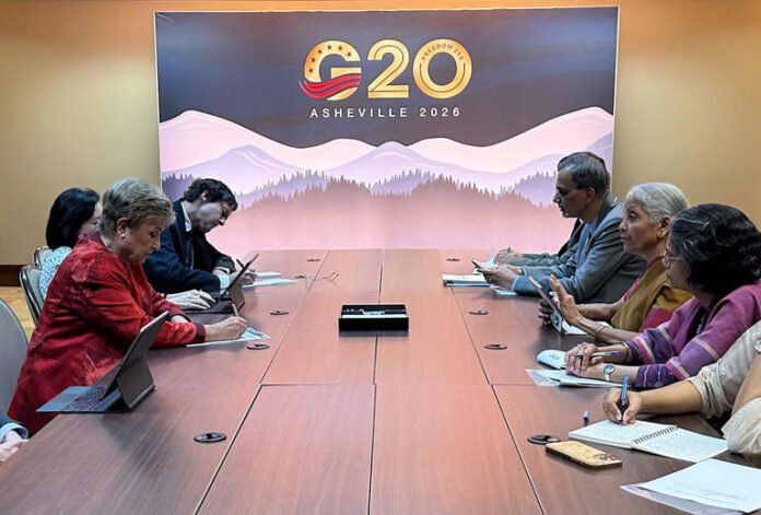 AA2bomyz Finance Minister Nirmala Sitharaman meets IMF chief Georgieva
