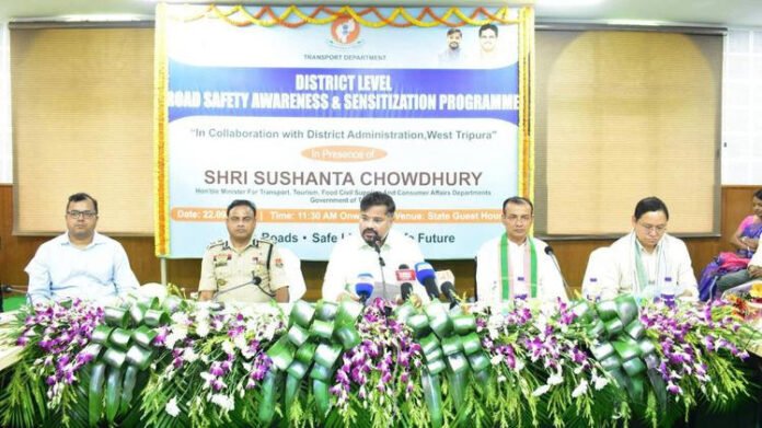 AA2cJVed Road accidents, fatalities decline in Tripura; transport minister stresses safety awareness