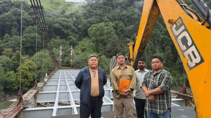 AA2cfHLD Arunachal Pradesh: Crucial bridge over Dri River near Indo-China border nears completion after 8 year delay