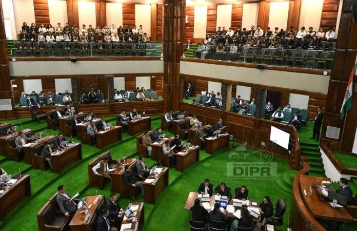 Nagaland Legislative Assembly proceedings during the passage of the Nagaland Paramedical Council Repeal Bill, 2026.