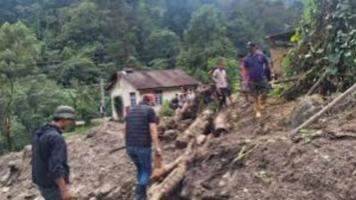 Gyalshing landslide