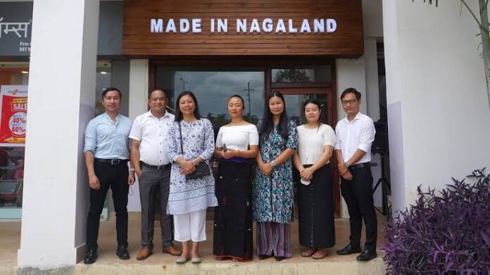 Nagaland Governor Nand Kishore Yadav inaugurates the Made in Nagaland Centre at YouthNet in Chümoukedima, showcasing indigenous products and local entrepreneurship