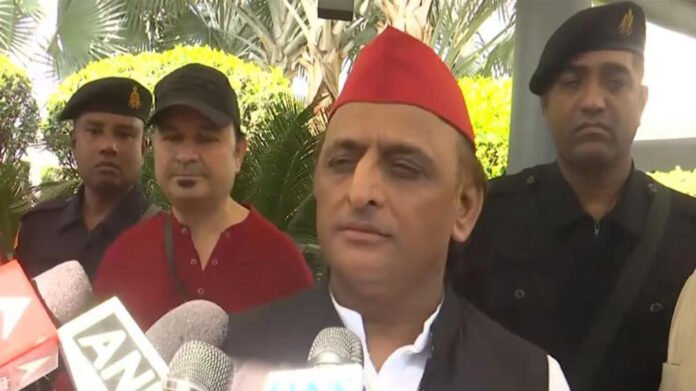 INDIA bloc march: Akhilesh Yadav accuses EC of working for the BJP