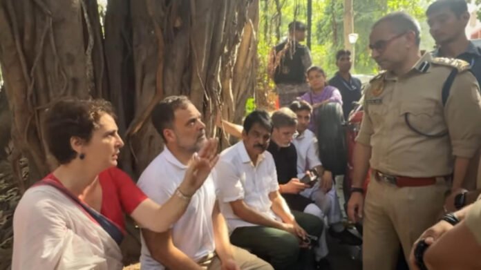 AA2dFPf8 Your barricades, not our protest causing inconvenience: Priyanka Gandhi snaps at cop