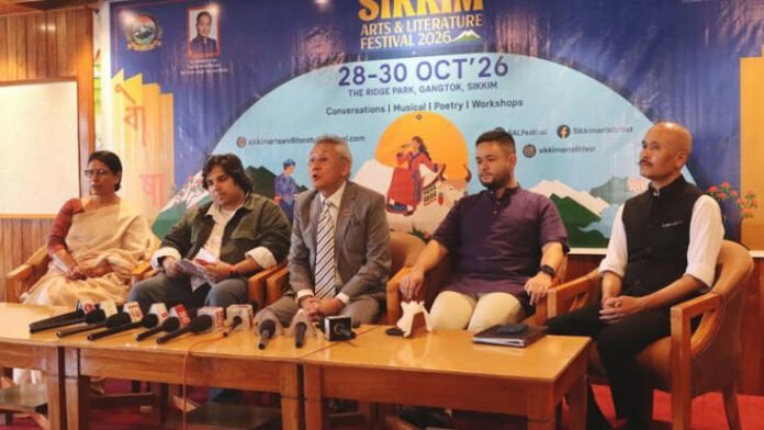 Sikkim Arts and Literature Festival 2026 to be held in Gangtok from October 28–30