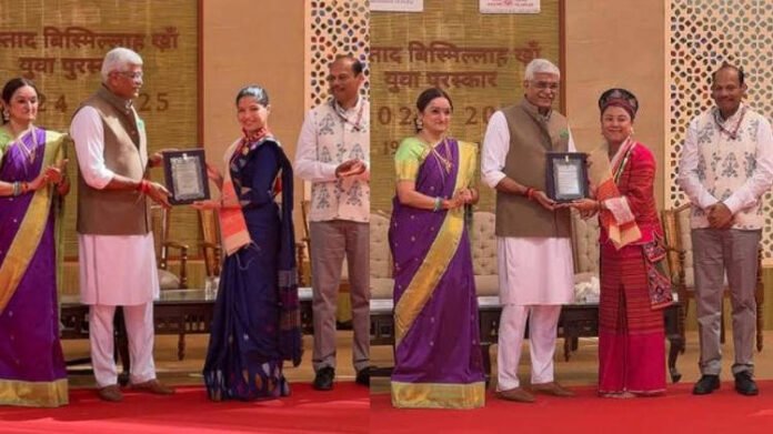 Sikkim artists Dilu Tamang, Tila Rupa Sapkota receive Ustad Bismillah Khan Yuva Puraskar 2024