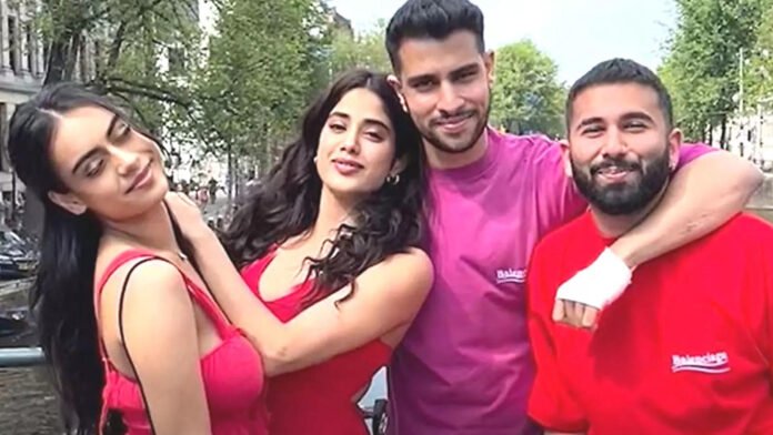 Janhvi Kapoor, Nysa Devgn, and Orry Kapoor