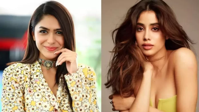 Mrunal Thakur and Janhvi Kapoor