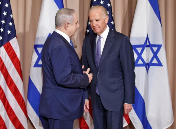 Benjamin Netanyahu and Joe Biden