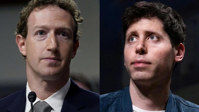 mark zuckerberg and Sam Altman