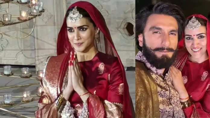 Kriti Sanon and Ranveer Singh