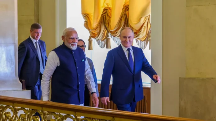 Modi and putin