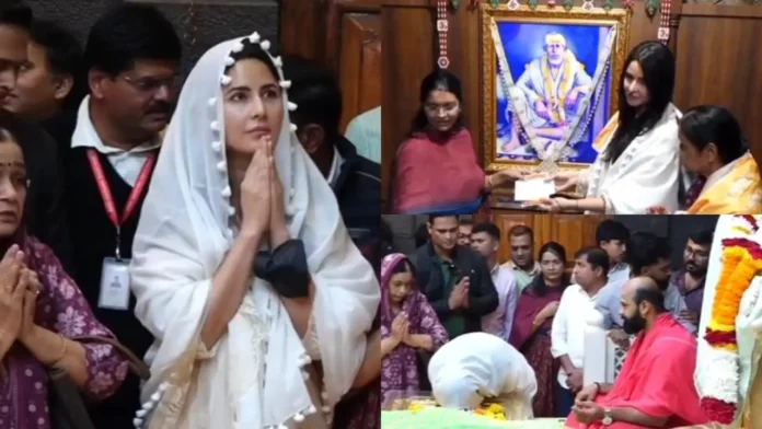 Katrina Kaif Visits Shirdi Sai Baba Temple